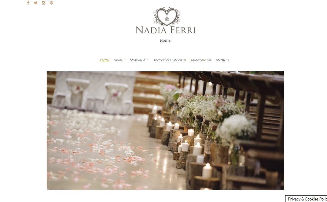 Nadia Ferri Wedding planner