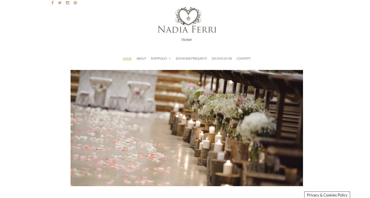 Nadia Ferri Wedding planner